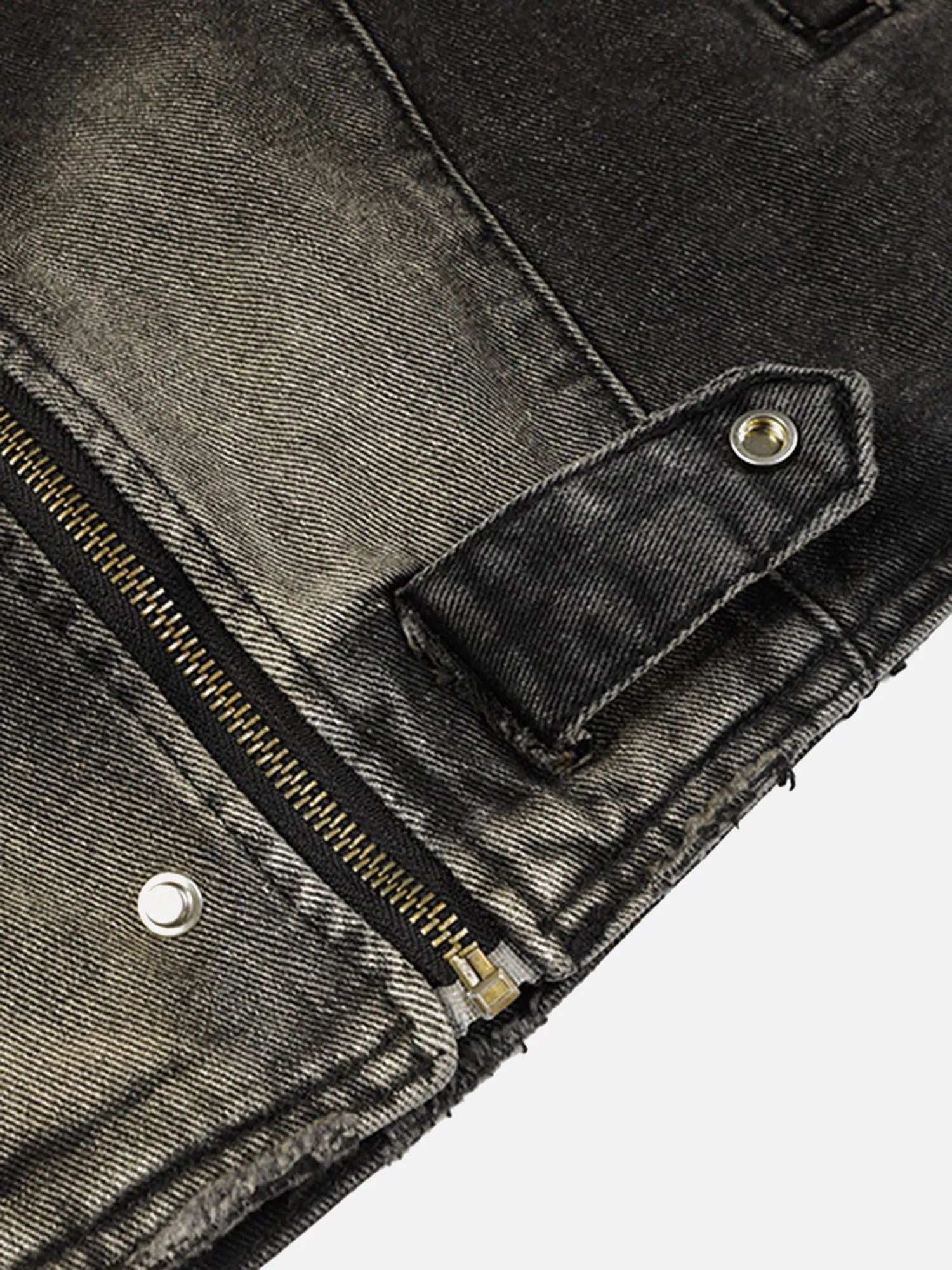 1984 American Street Fashion Heavy Duty Washed Denim Jacket