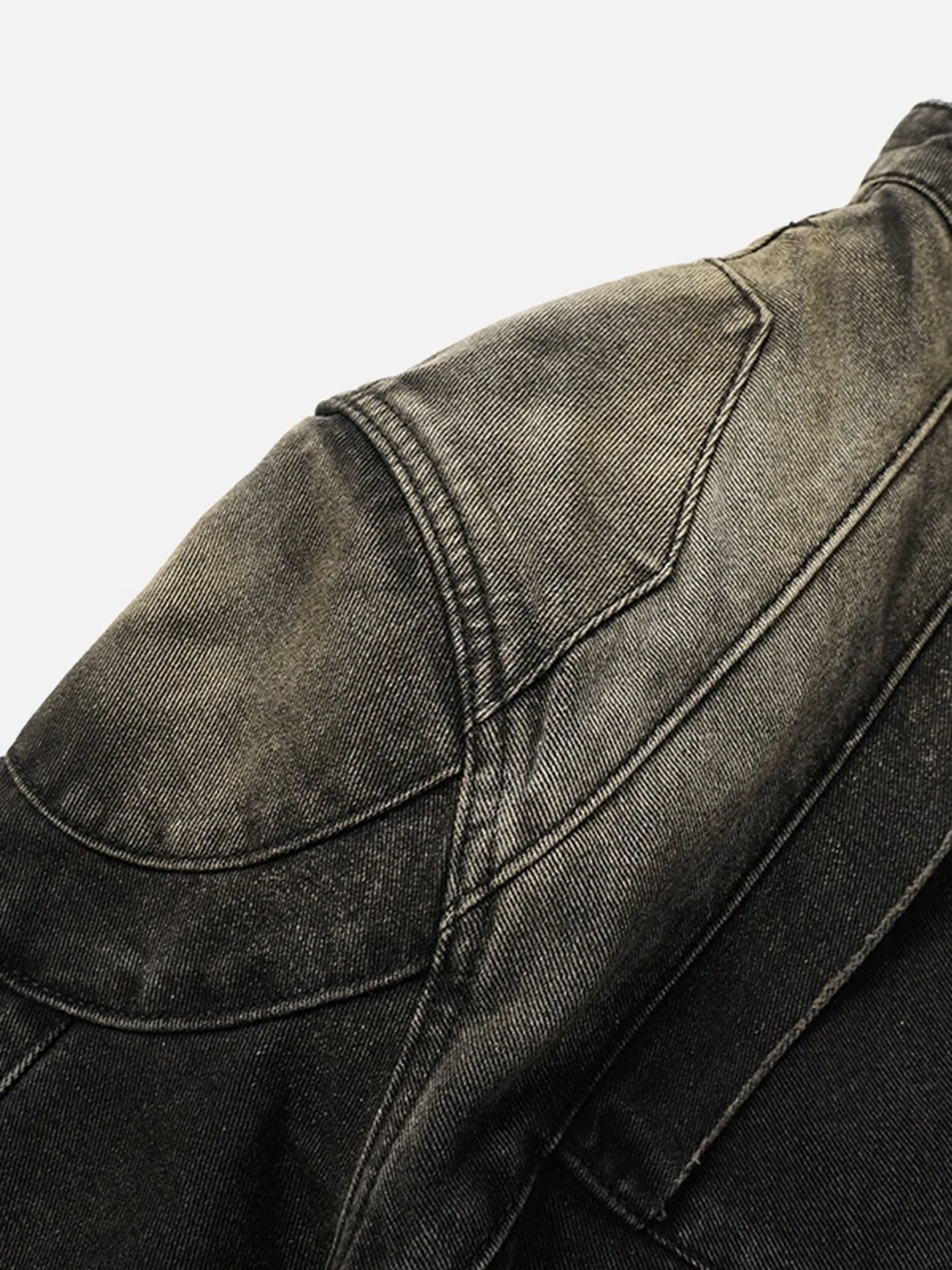 1984 American Street Fashion Heavy Duty Washed Denim Jacket