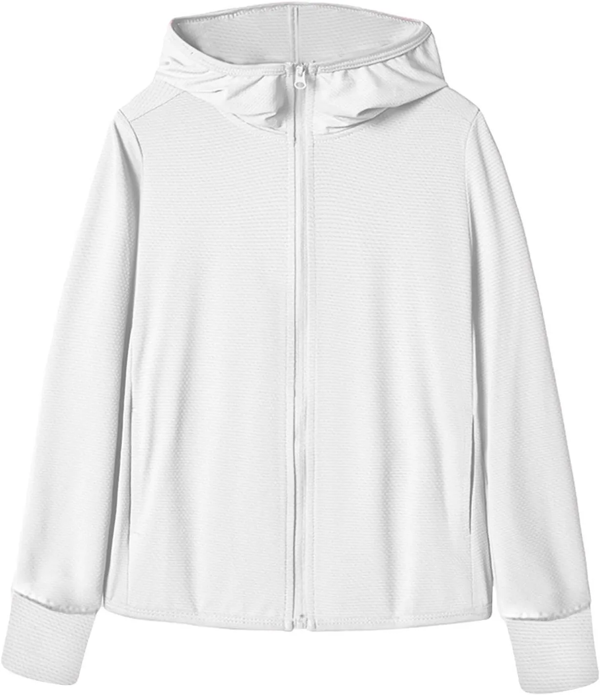 2023 Summer Women's UPF 50  Sun Protection Jackets Hooded Casual Cooling Shirt Hiking Outdoor Performance with Pockets