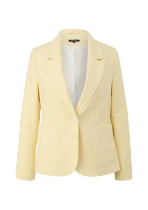 Blazer Comma, light yellow