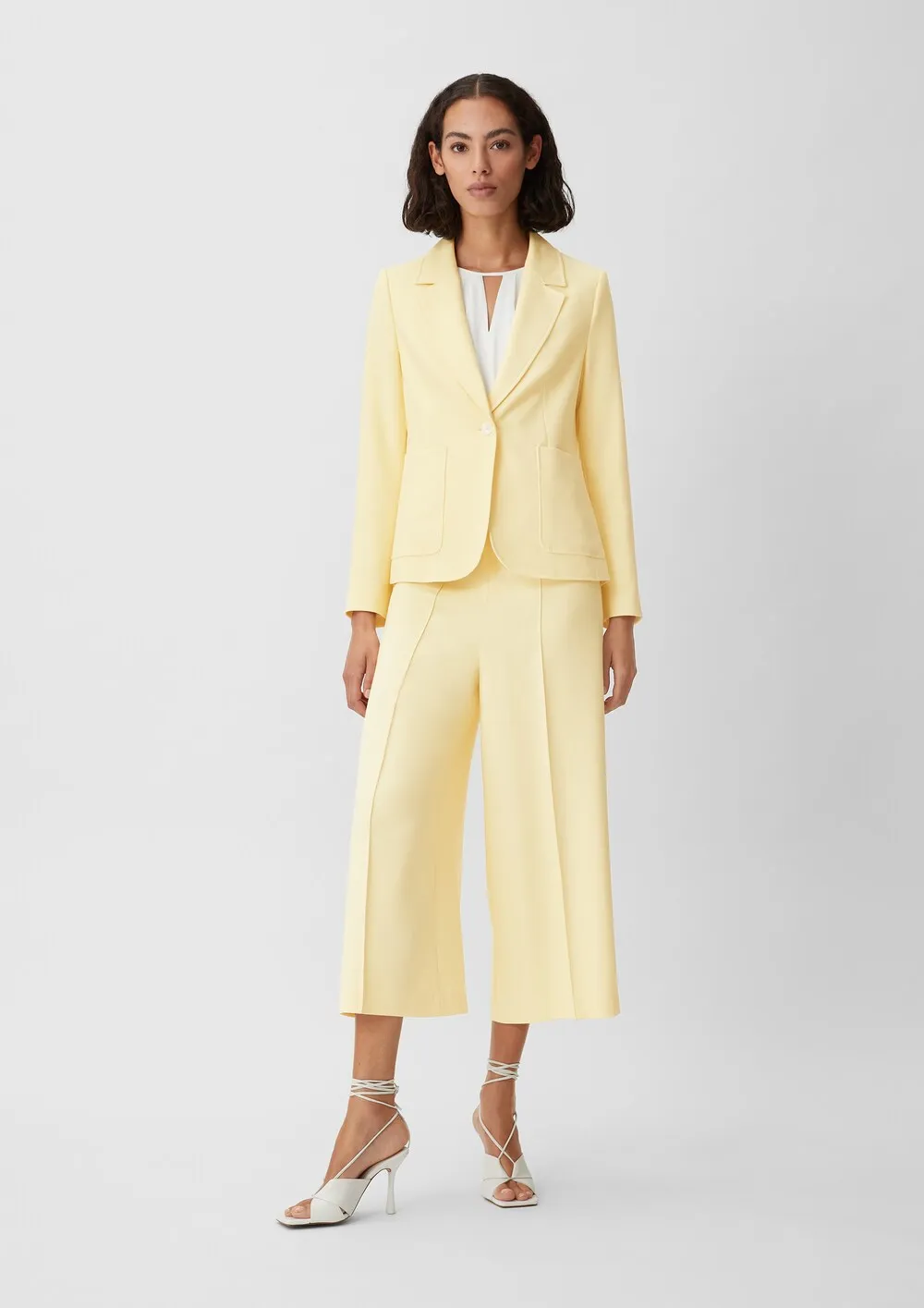Blazer Comma, light yellow