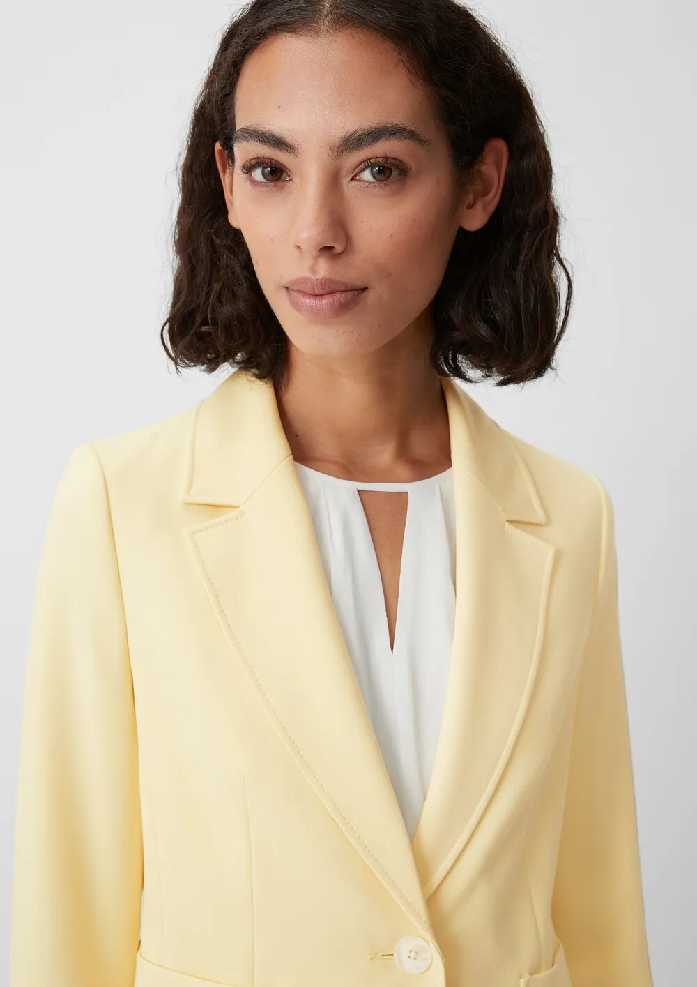 Blazer Comma, light yellow