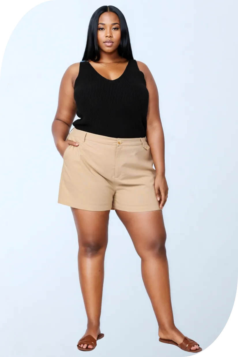 Ezra High Waist Shorts