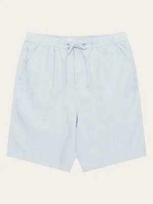 Loose Linen shorts - Dusk Blue