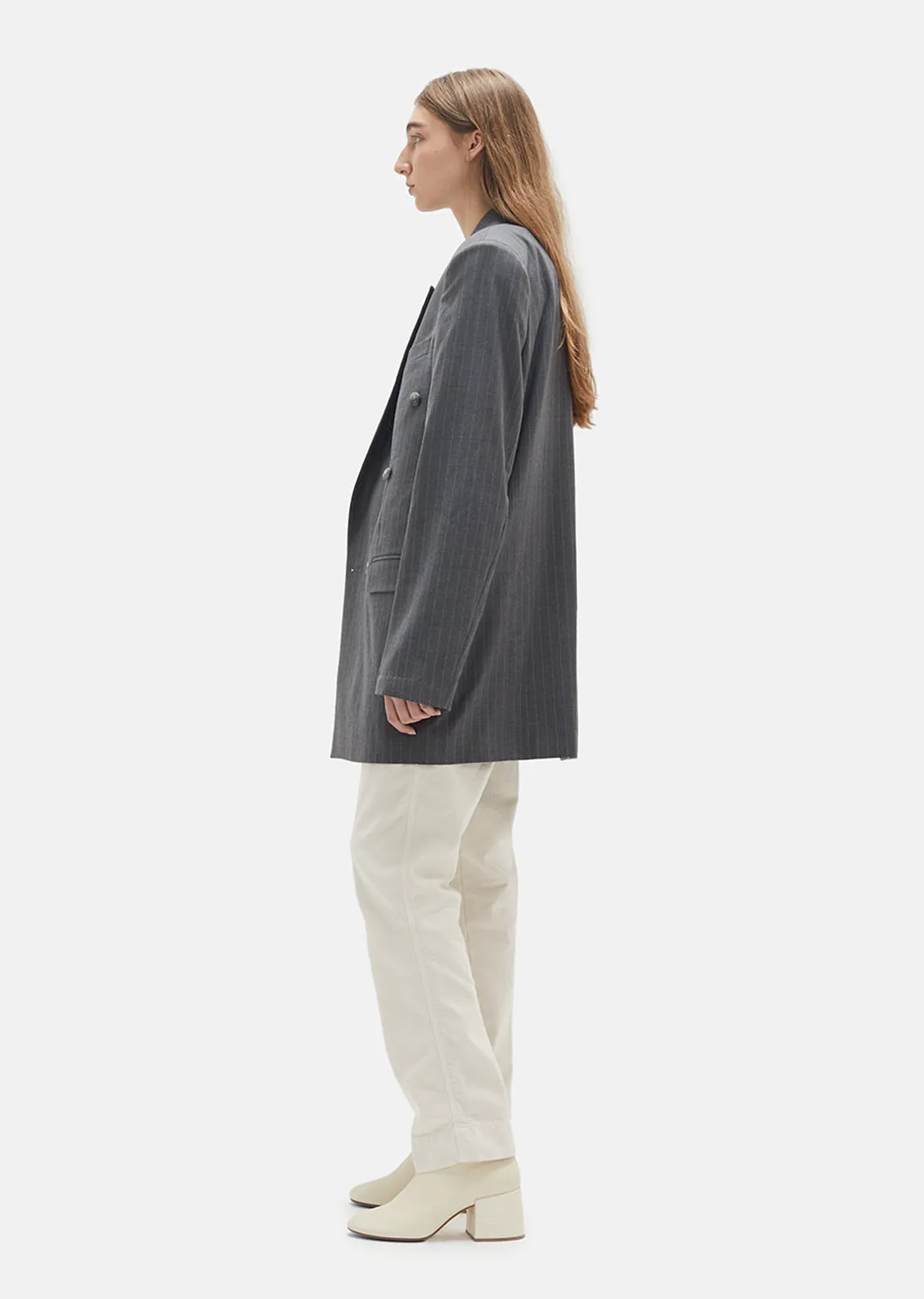 Low Break Double Breasted Unisex Blazer