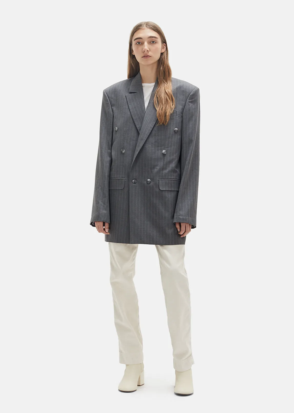 Low Break Double Breasted Unisex Blazer