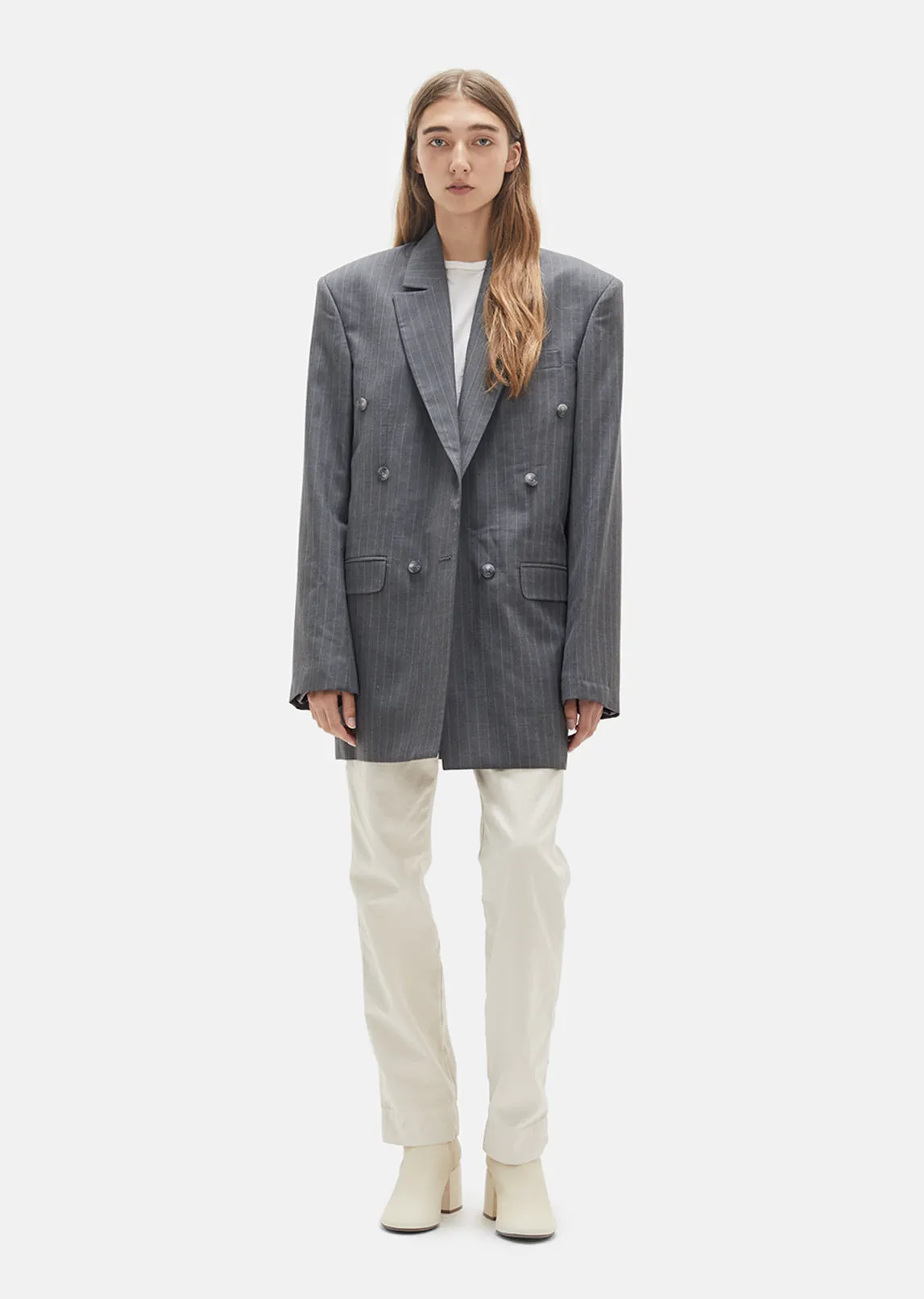 Low Break Double Breasted Unisex Blazer