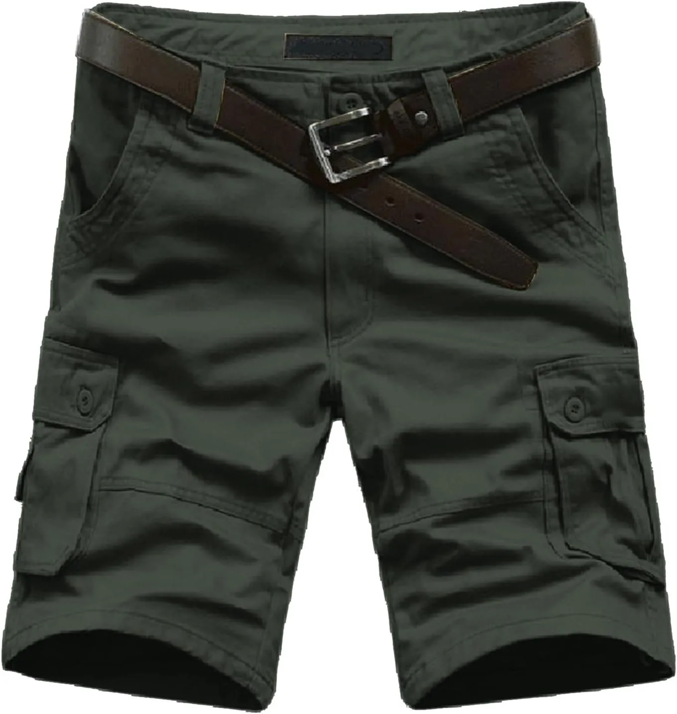 Mens Cargo Shorts Cotton Work Shorts with Multi Pocket Casual Workout Shorts Outdoor Hiking Fishing Tactical Shorts
