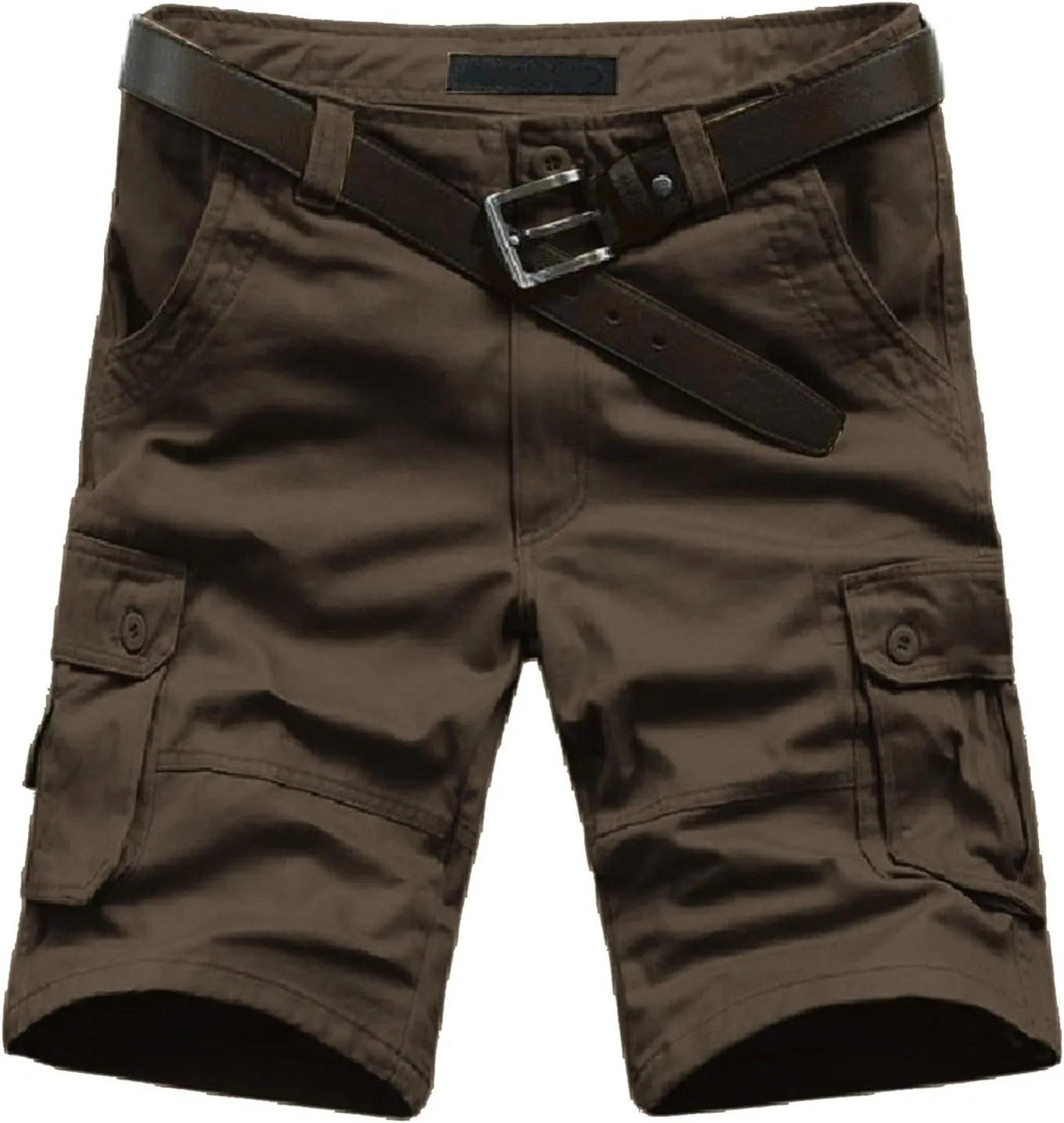 Mens Cargo Shorts Cotton Work Shorts with Multi Pocket Casual Workout Shorts Outdoor Hiking Fishing Tactical Shorts
