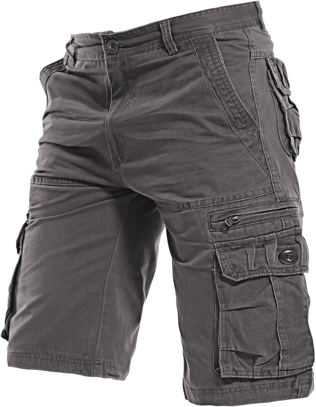 Mens Tactical Cargo Shorts Military Training Shorts Army Green Lightweight Outdoor Hiking Casual Work Shorts Pocket