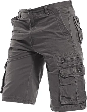Mens Tactical Cargo Shorts Military Training Shorts Army Green Lightweight Outdoor Hiking Casual Work Shorts Pocket