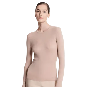 Michael Kors Hutton Featherweight Cashmere Sweater, light brown