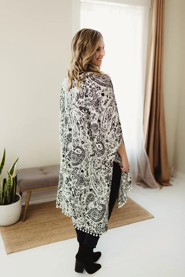 Paisley Boho Kimono