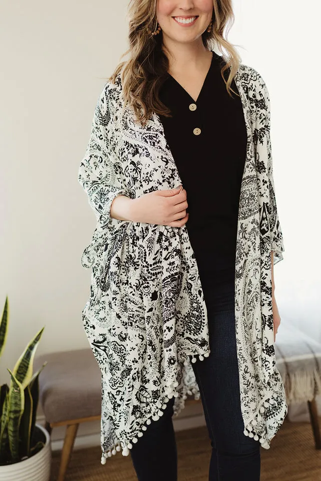 Paisley Boho Kimono