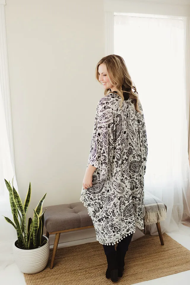 Paisley Boho Kimono