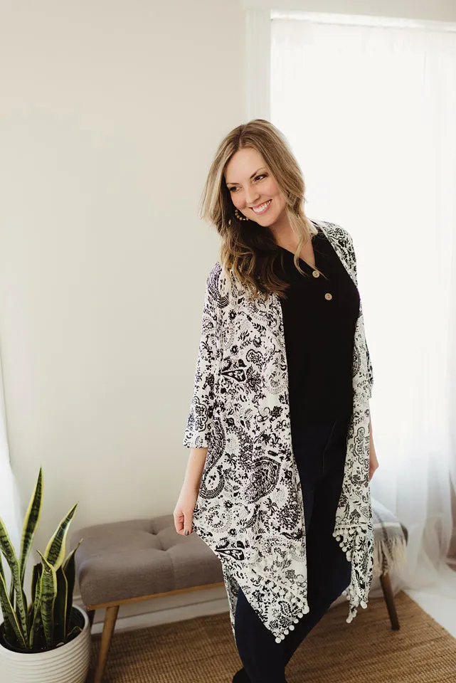 Paisley Boho Kimono
