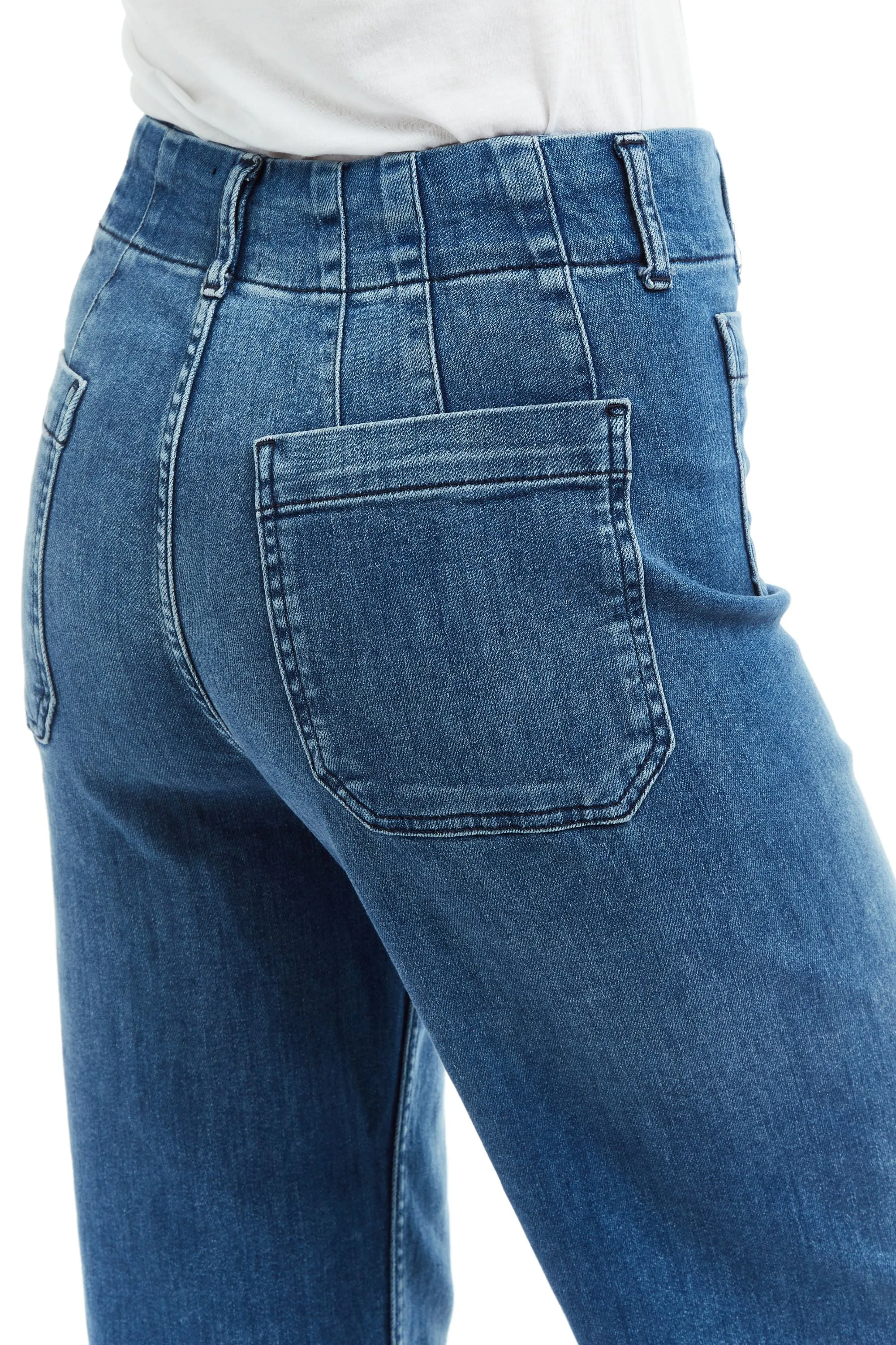 Patch Pocket Wide Leg