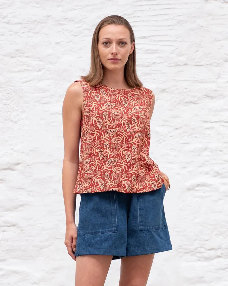 Petra Day Shorts in Denim
