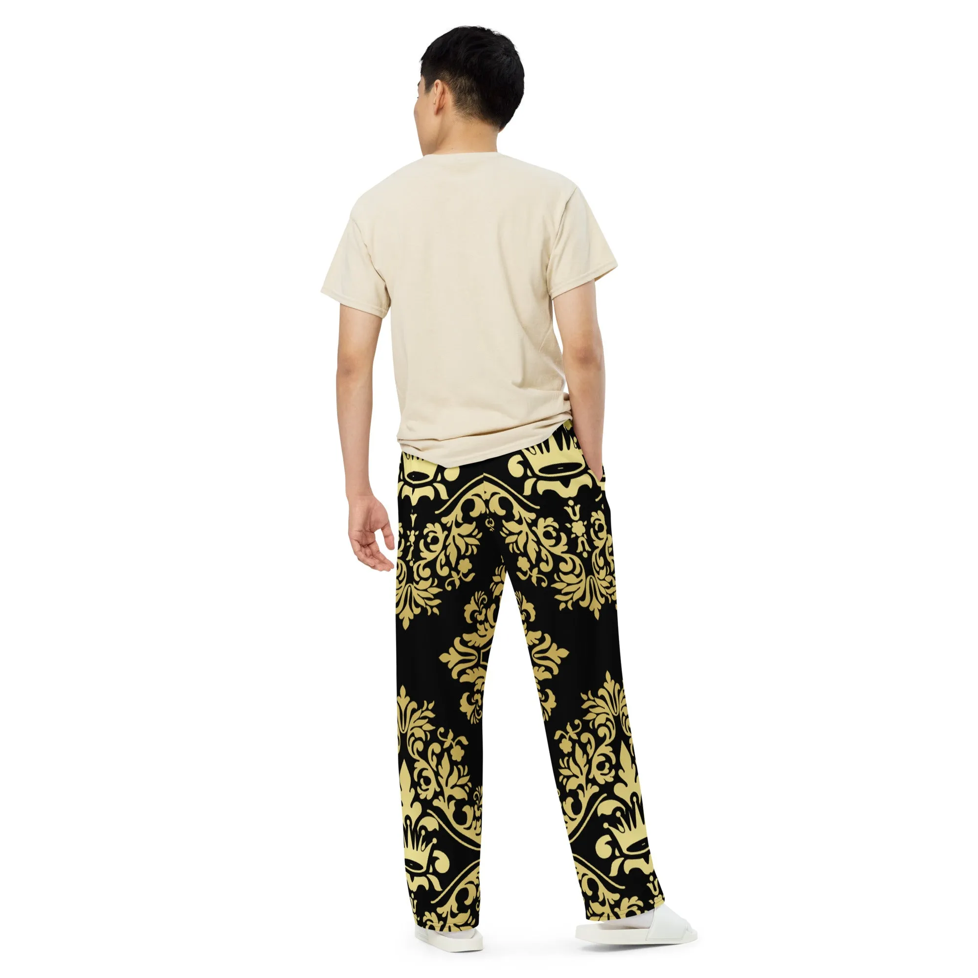 Unisex wide-leg pants