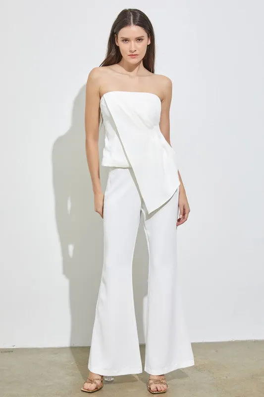 White Wide Leg Pants